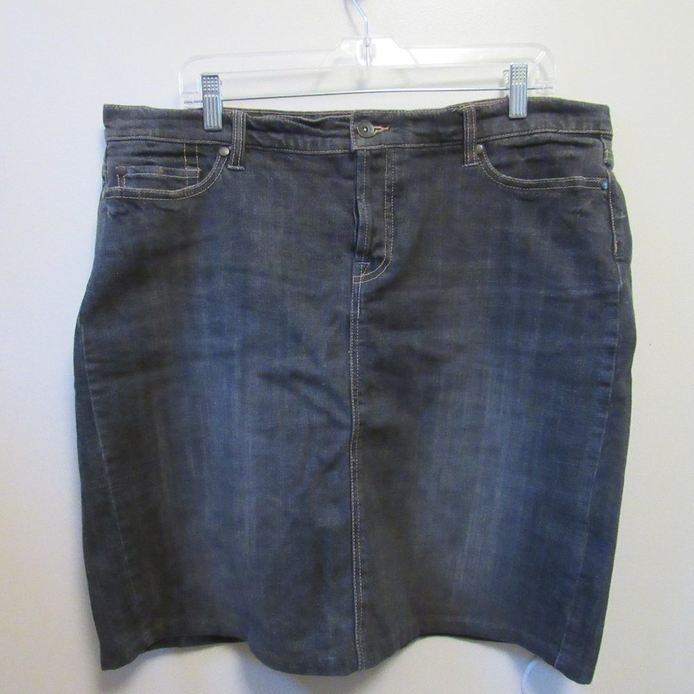 Mossimo Black Denim Skirt